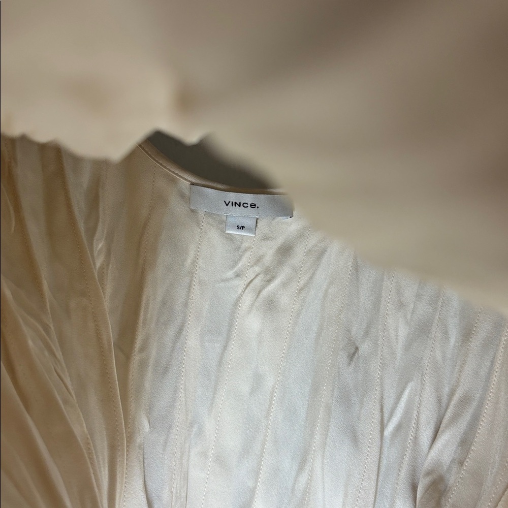 Vince Crushed Satin Bias Strip Tank - Picture 17 of 17
